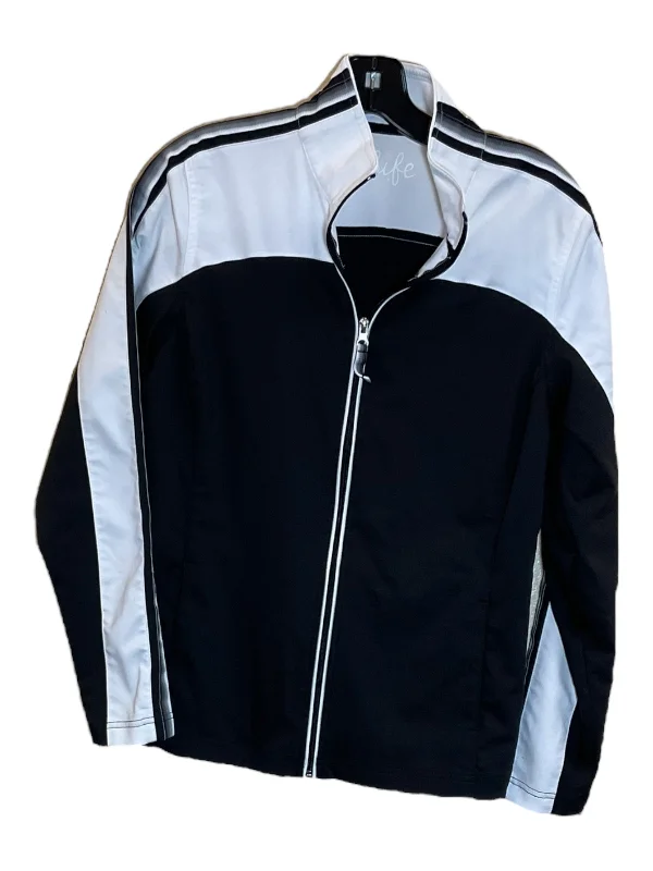 Black & White Athletic Jacket Made For Life, Size M