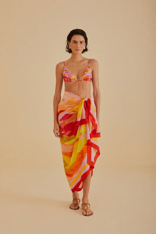 Painted Fishes Sarong