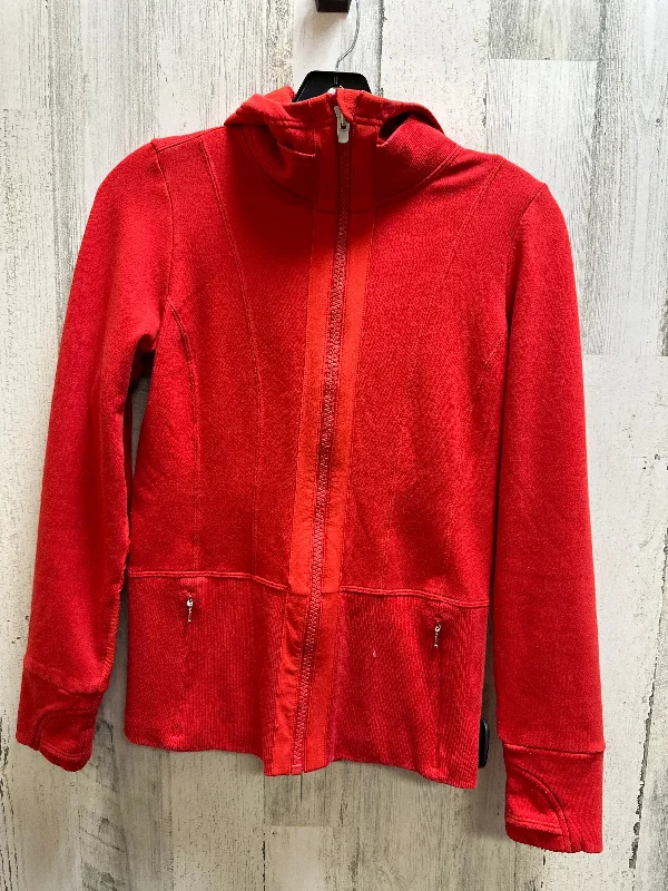 Red Athletic Jacket Athleta, Size Xxs