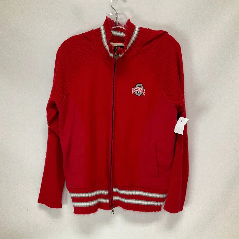 Red Athletic Jacket Clothes Mentor, Size L