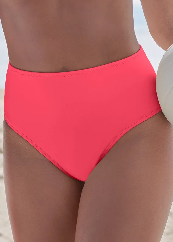 Ruffle mid-rise bottom - Sunset Pink