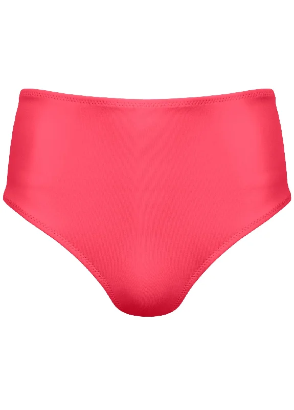 Ruffle mid-rise bottom - Sunset Pink