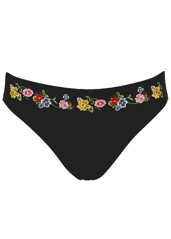 Embroidered hipster bottom - Fiesta Romance Embroidery