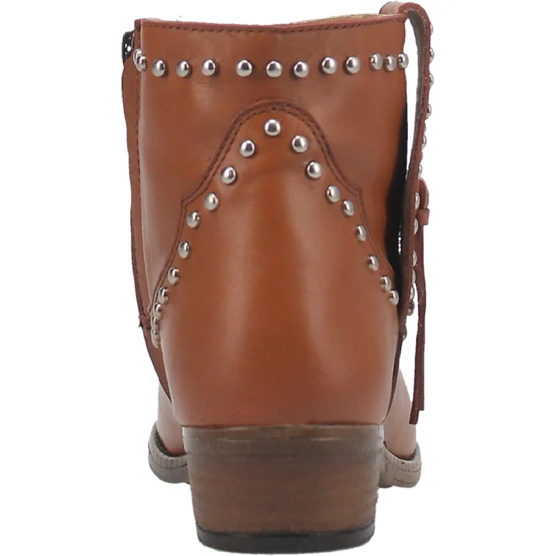 Dingo Womens Destry Bootie Leather Camel