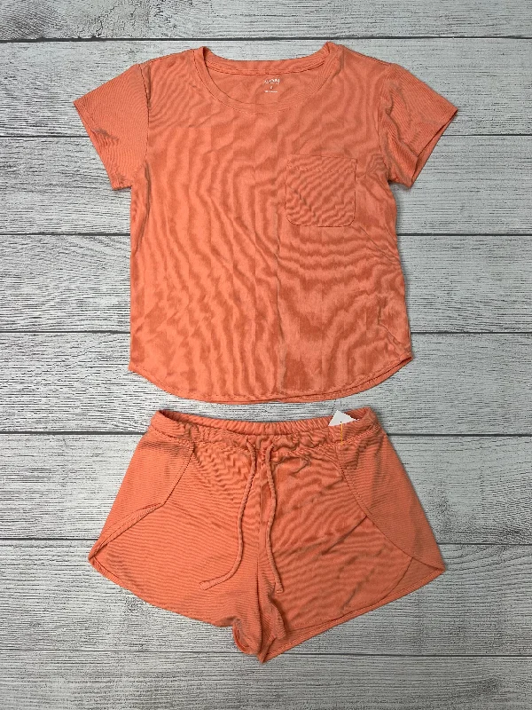 Pajamas 2pc By Alfani In Orange, Size: S