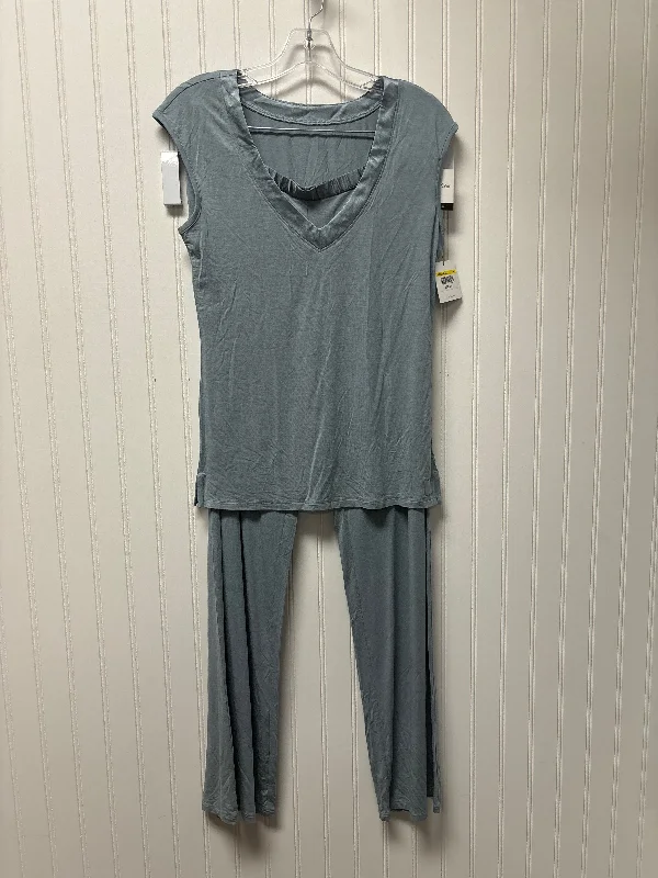 Pajamas 2pc By Calvin Klein In Blue, Size: M