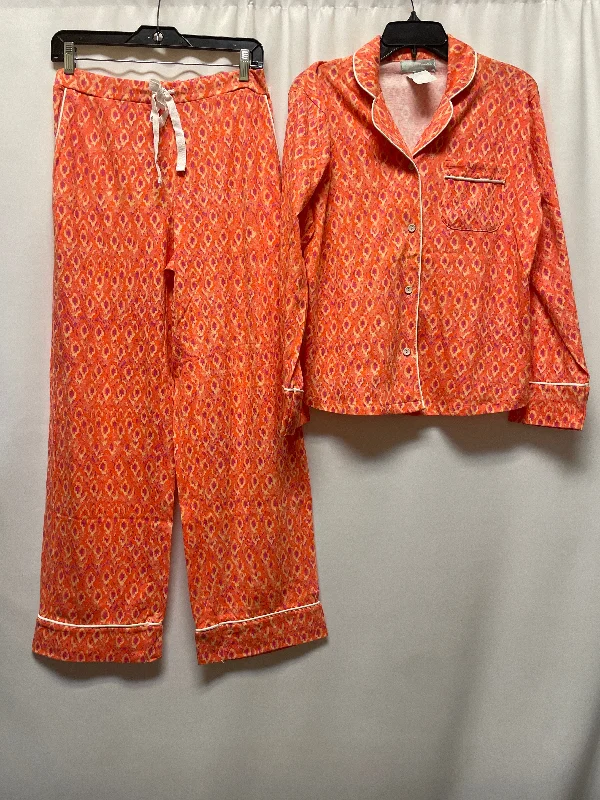 Pajamas 2pc By Clothes Mentor In Peach, Size: S