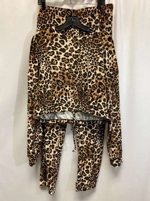 Pajamas 2pc By No Boundaries In Animal Print, Size: Xxxl