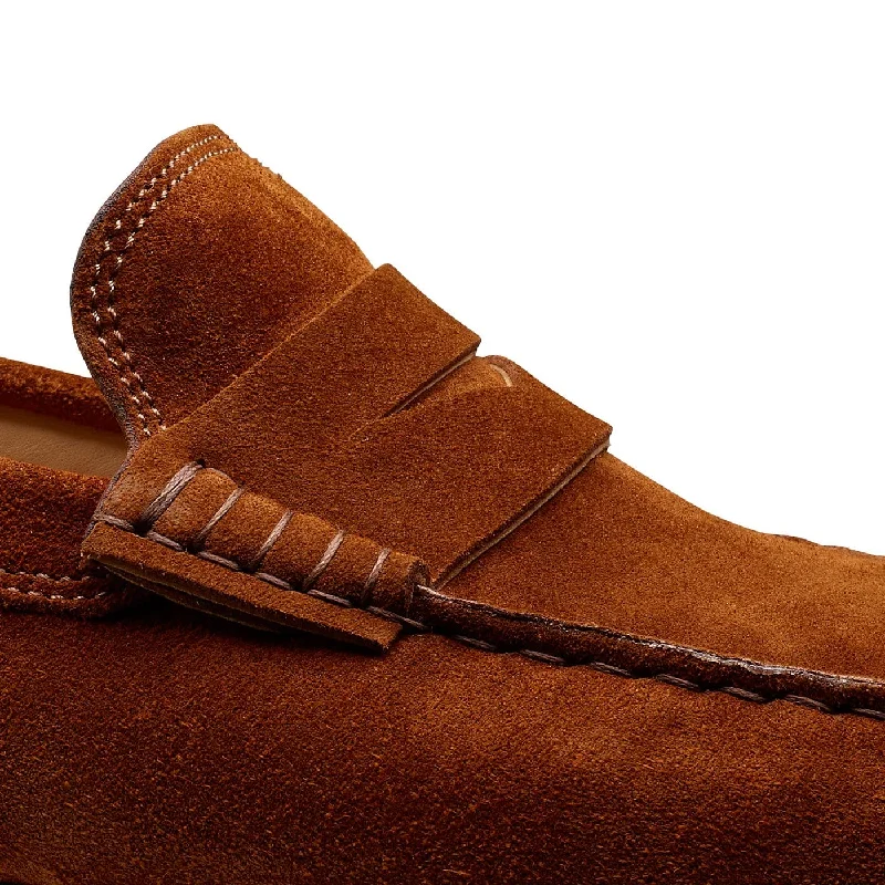 Genoa Polo Brown Suede