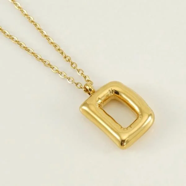 18K Gold Plated Initial Necklace