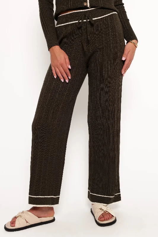 Alondra Knit Pant - Olive