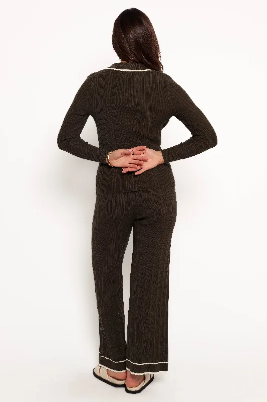 Alondra Knit Pant - Olive