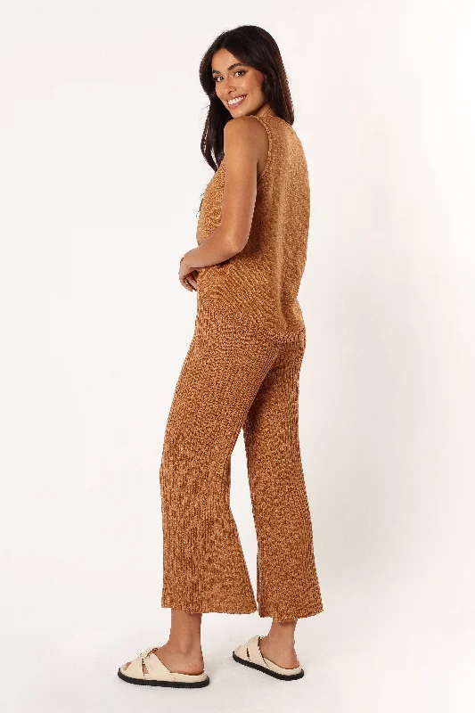 Anna Knitted Set - Brown