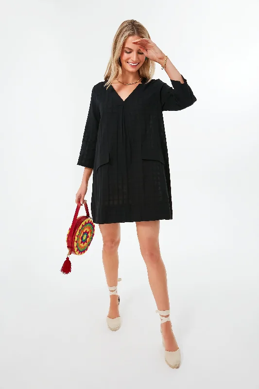 Black Mini Carolina Caftan