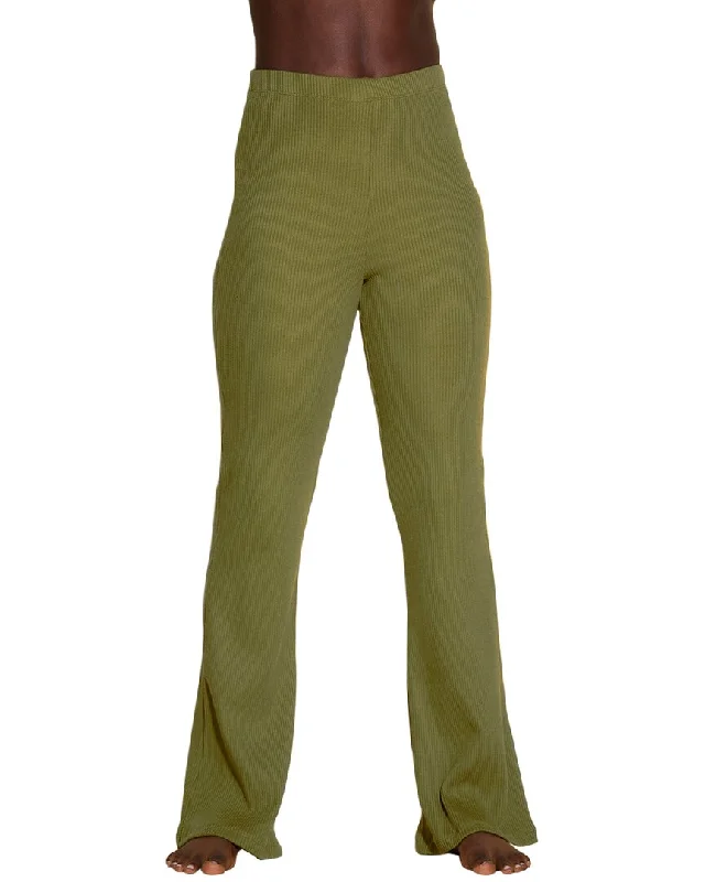 Cosabella Britt High-Waist Wide Leg Pant