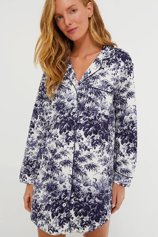 Cypress Toile Pajama Night Shirt