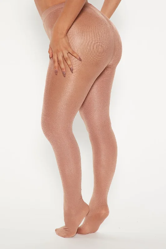 Effortlessly Chic Basic Sheer Tights - Tan