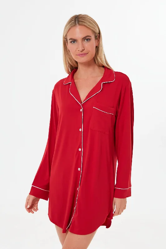 Haute Red Gisele Sleepshirt