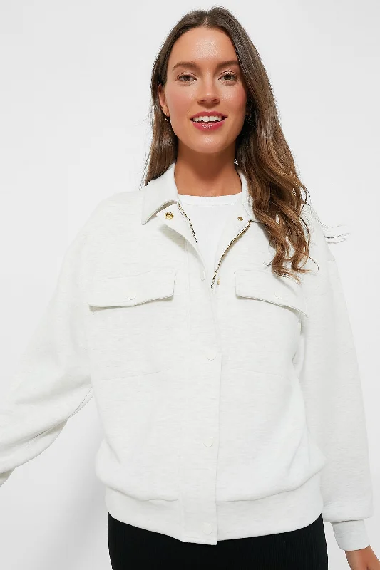 Ivory Marl Elizabeth Jacket