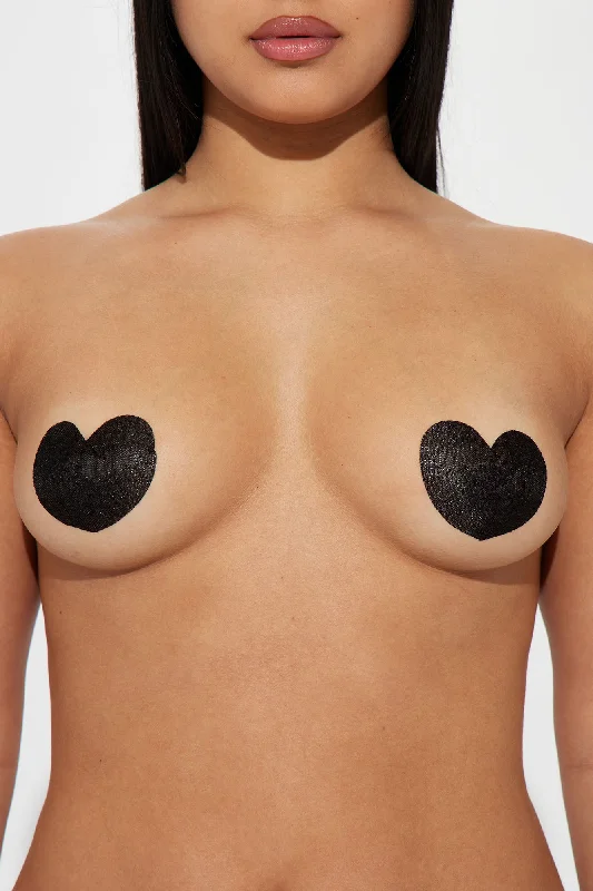 Making Hearts Race Pasties 3 Pack - Black