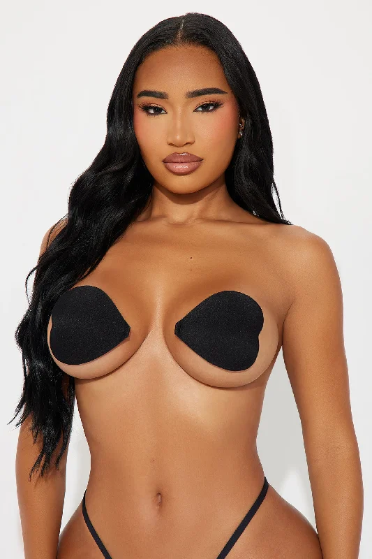 Mine For The Night Lifting Invisible Bra - Black