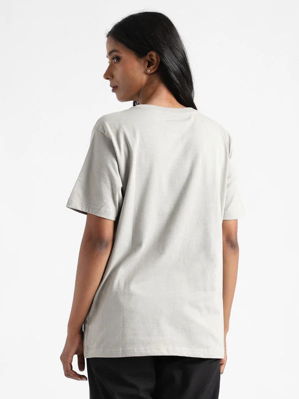 Organic Cotton T-Shirt for Women | Natural Dyed | Slate Grey