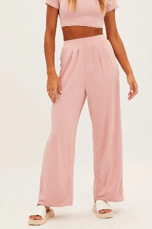 Pink Jersey Loungewear