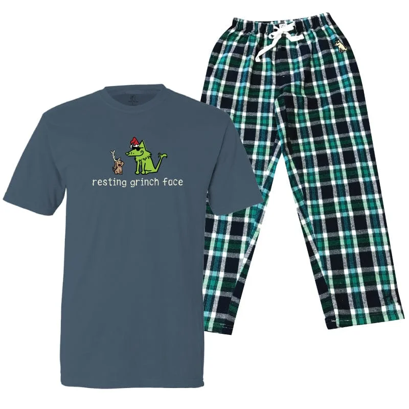 Resting Grinch Face - Pajama Set