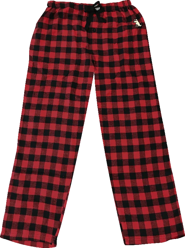 Teddy's Plaid Flannel Pants - Buffalo Plaid