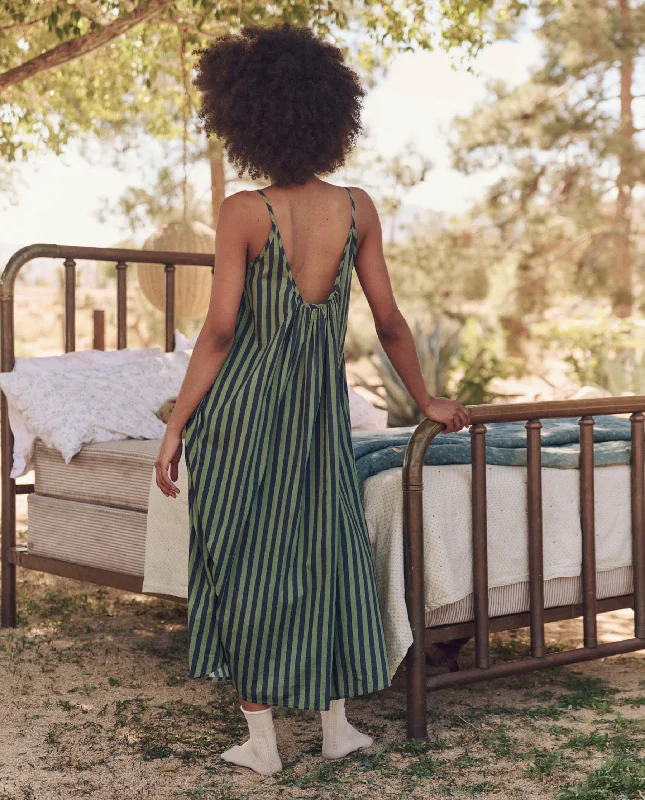 The Slip Sleep Dress. -- Seaside Stripe