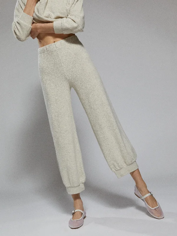 The Tosk Harem Pants in Terry - Oatmeal