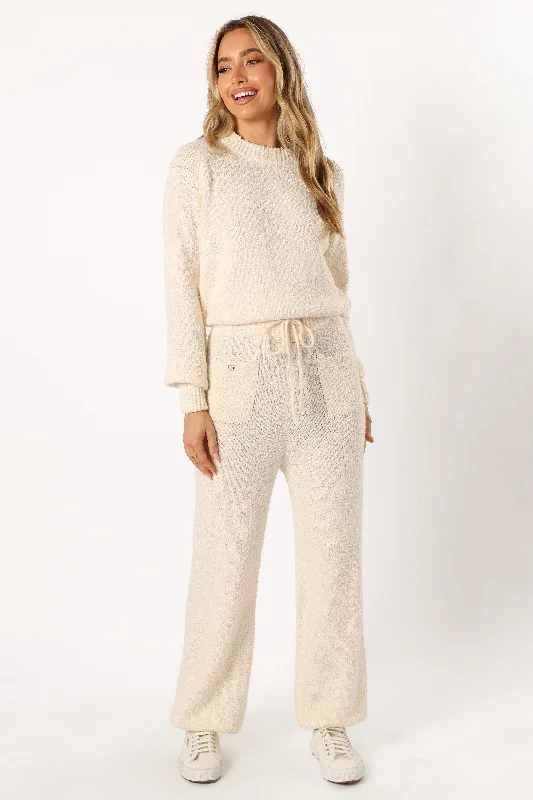 Victoria Knitted Set - Cream