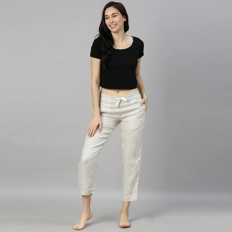 Women Pants | Hemp | Off White