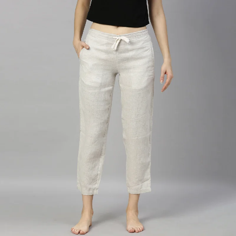 Women Pants | Hemp | Off White