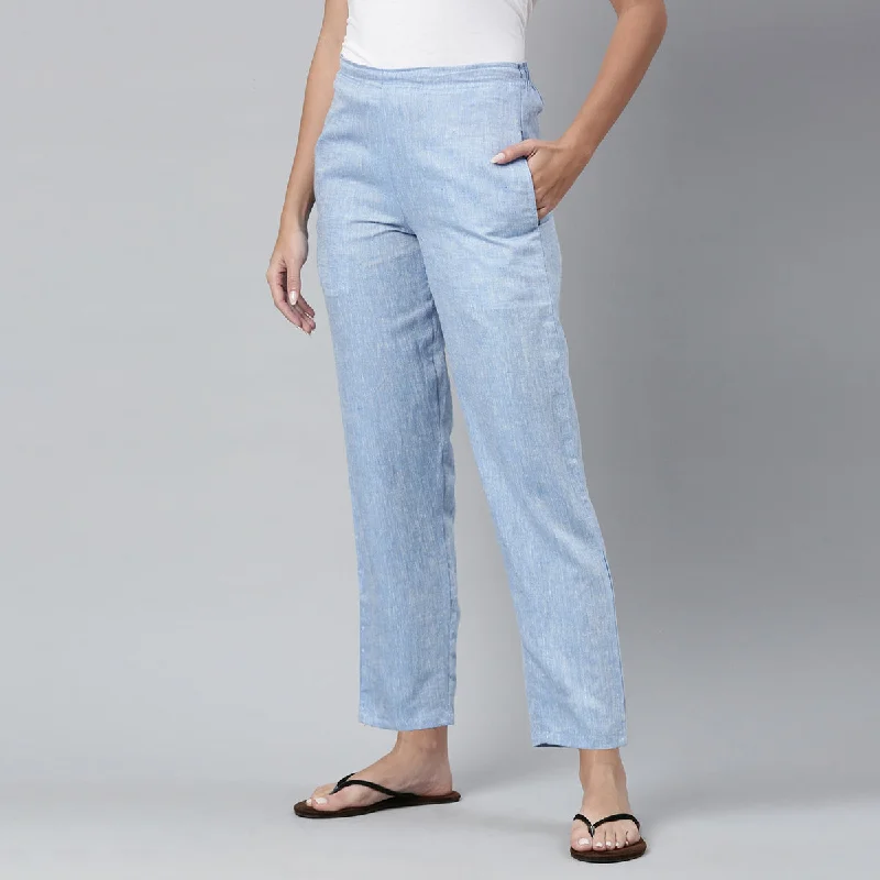 Lounge Pants Women | Hemp | Blue